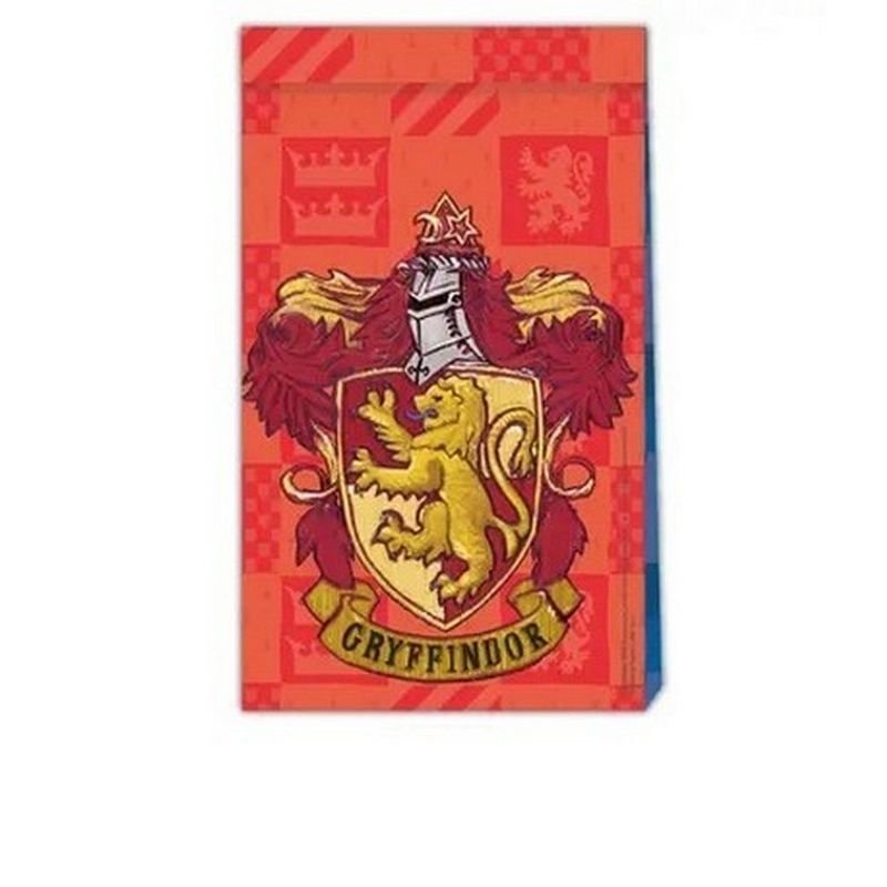 4 SACS EN PAPIER HARRY POTTER