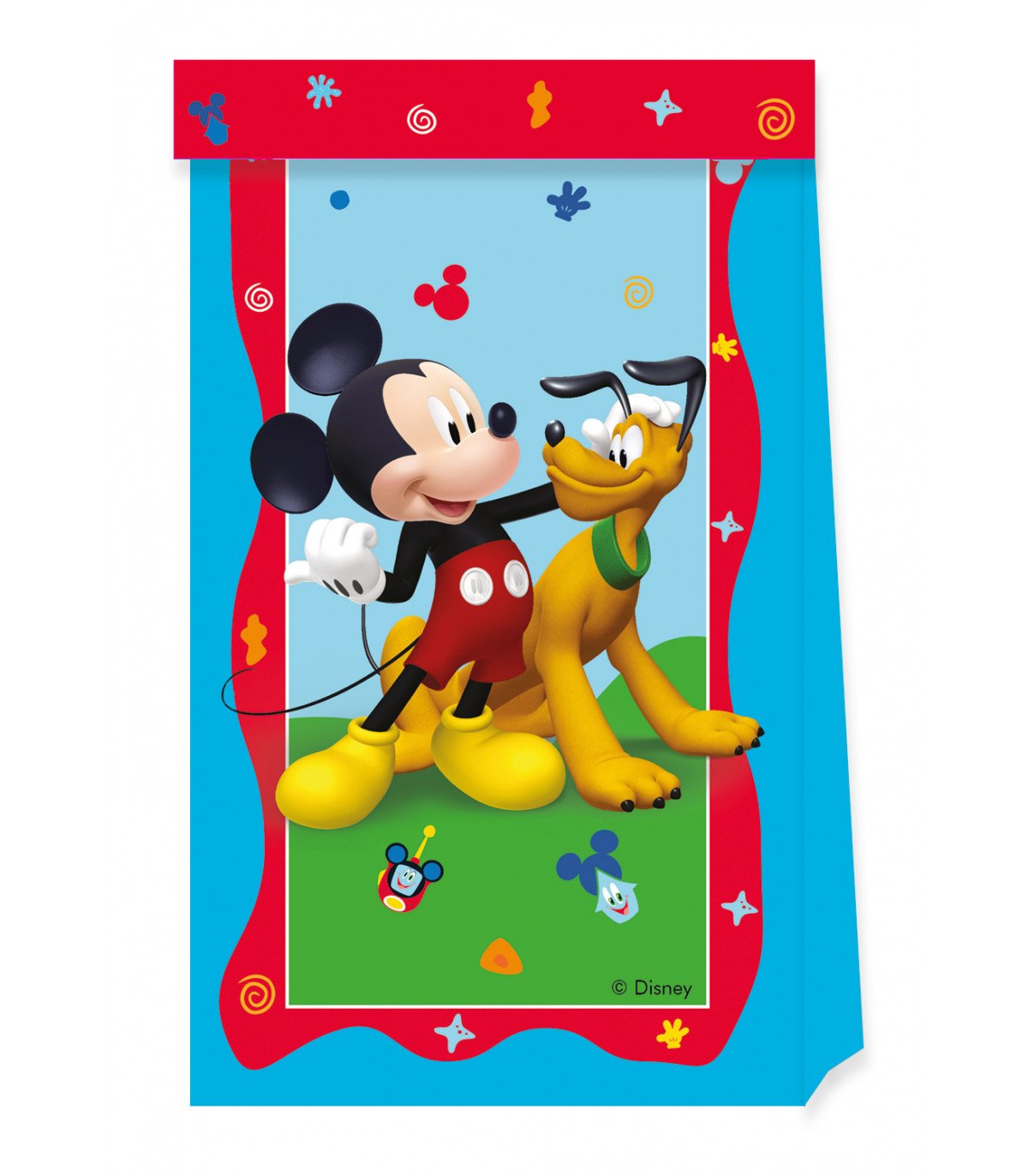 4 SACS EN PAPIER MICKEY
