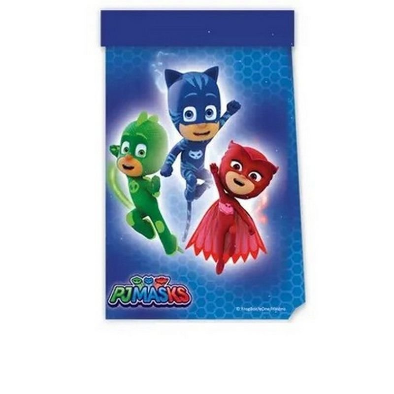 4 SACCHETTI DI CARTA PJ MASKS