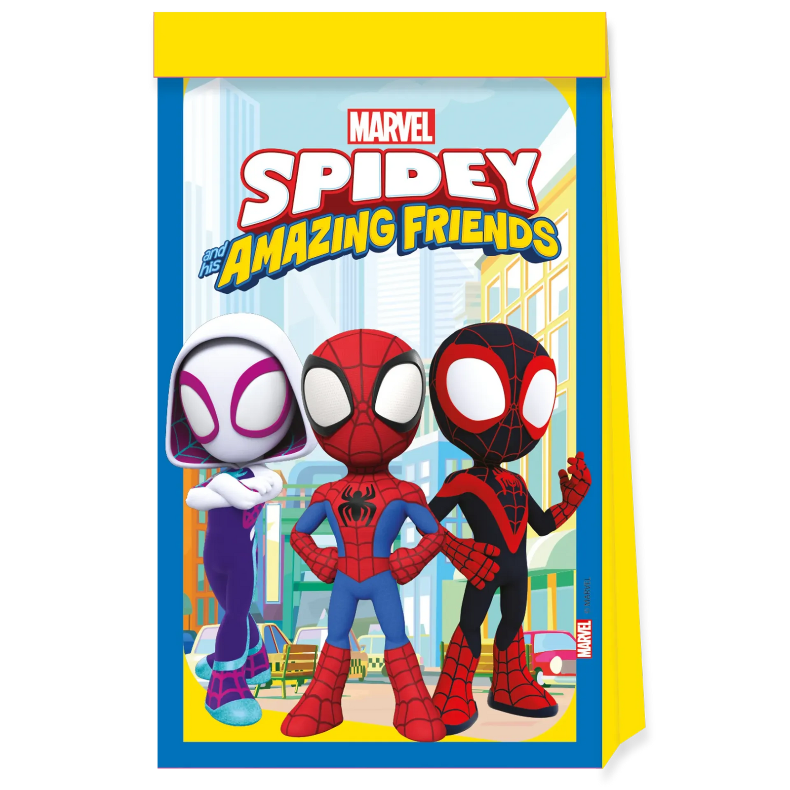 4 SACS EN PAPIER SPIDEY