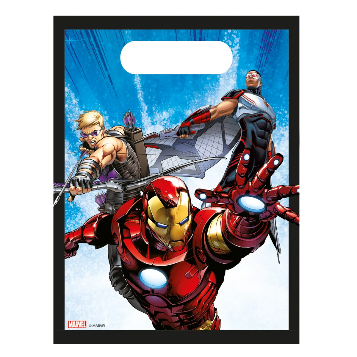 4 SACS EN PAPIER AVENGERS EVERGREEN