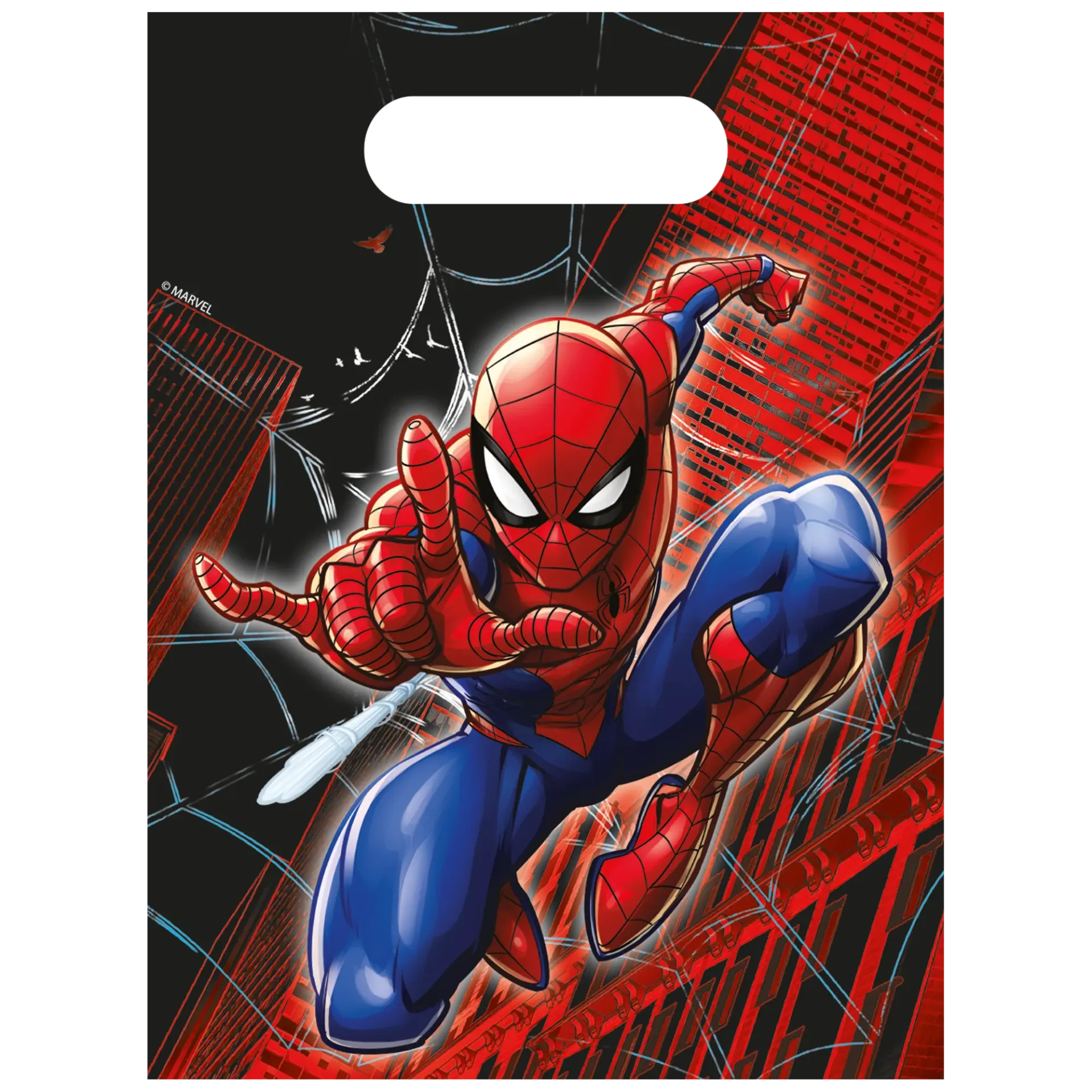 4 SACS EN PAPIER SPIDERMAN WORLD