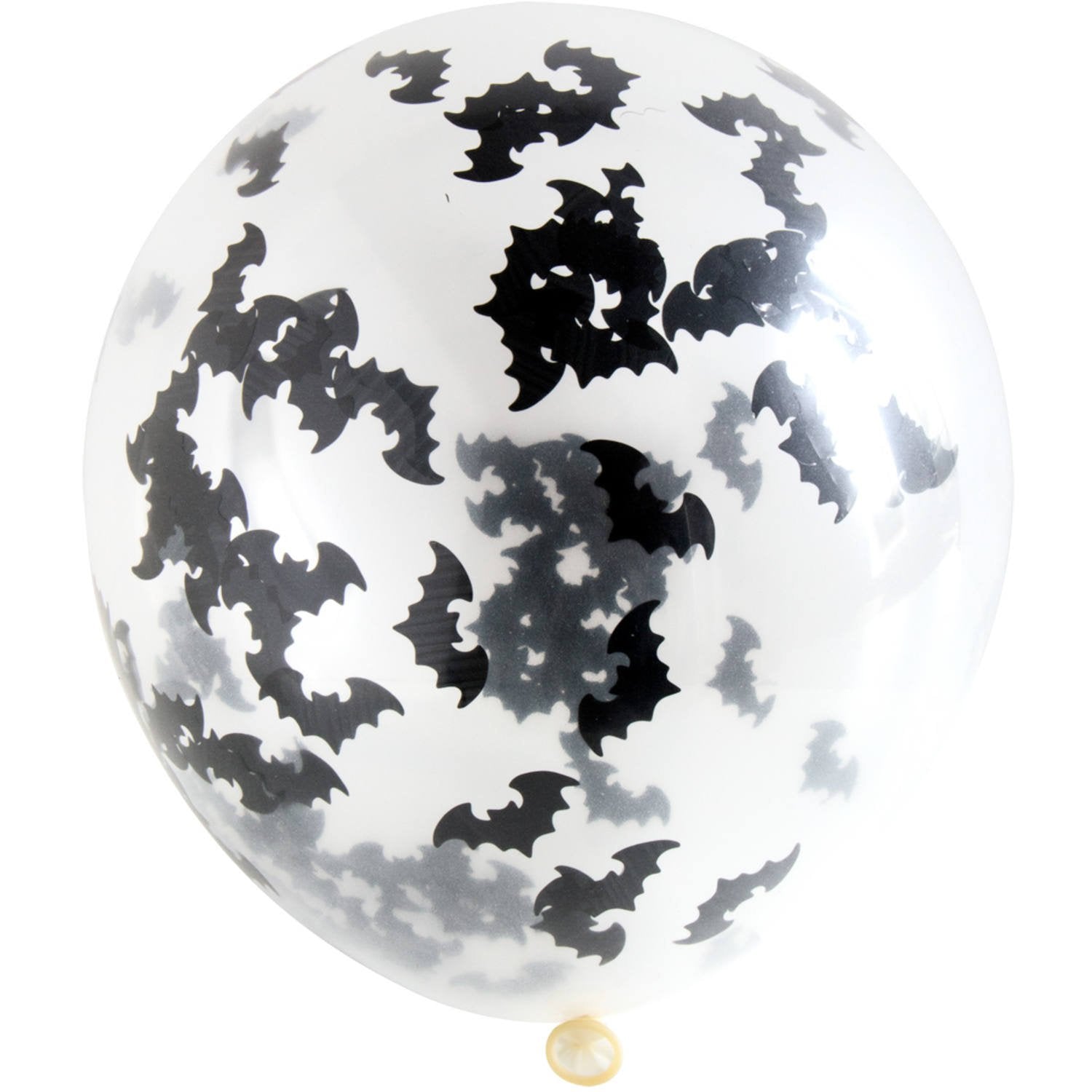 4 ballons chauve-souris à confettis de 30 cm