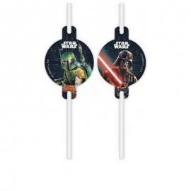 4 PAILLES EN PAPIER STAR WARS