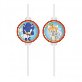 4 PAILLES EN PAPIER SONIC