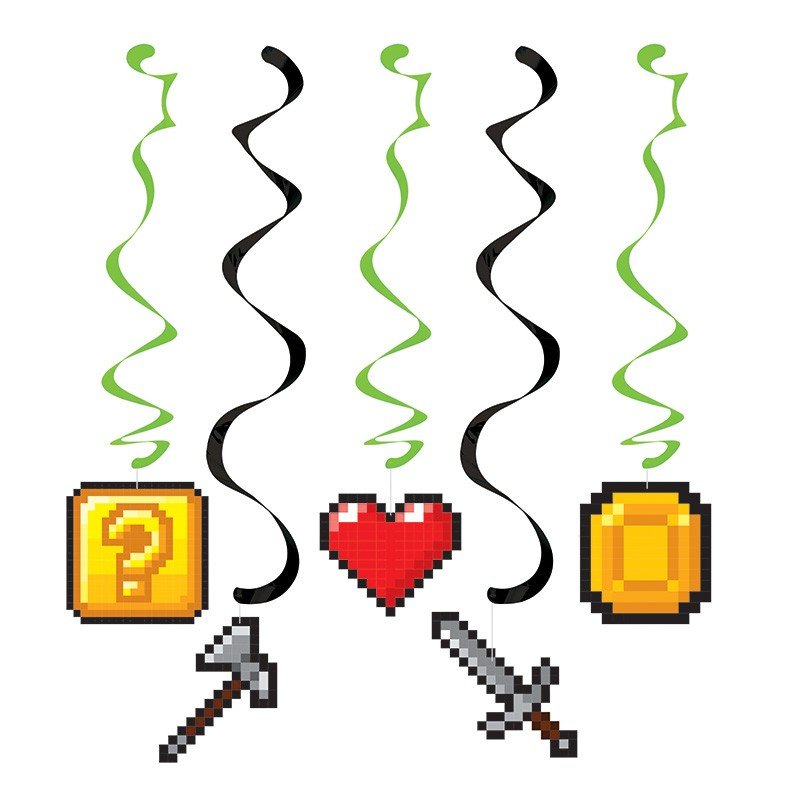 5 décorations suspendues pour une soirée jeux vidéo