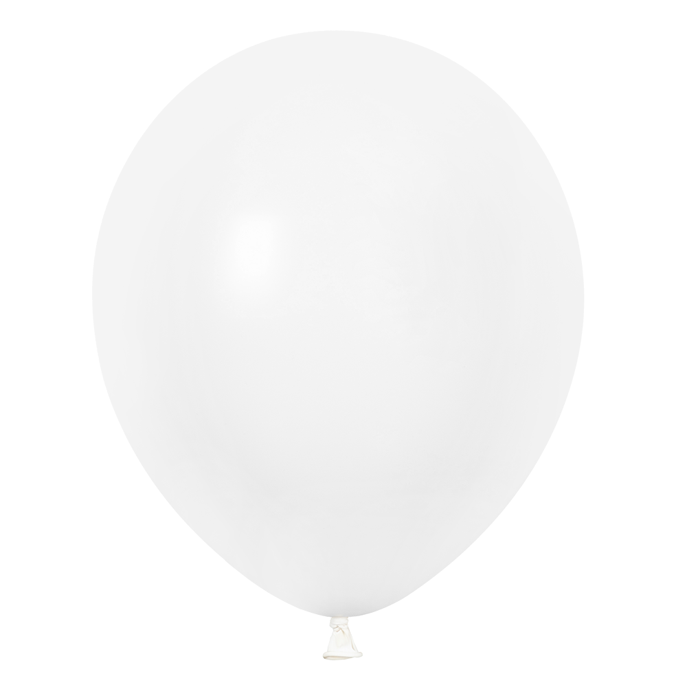 50 ballons blancs fantaisie de 30 cm