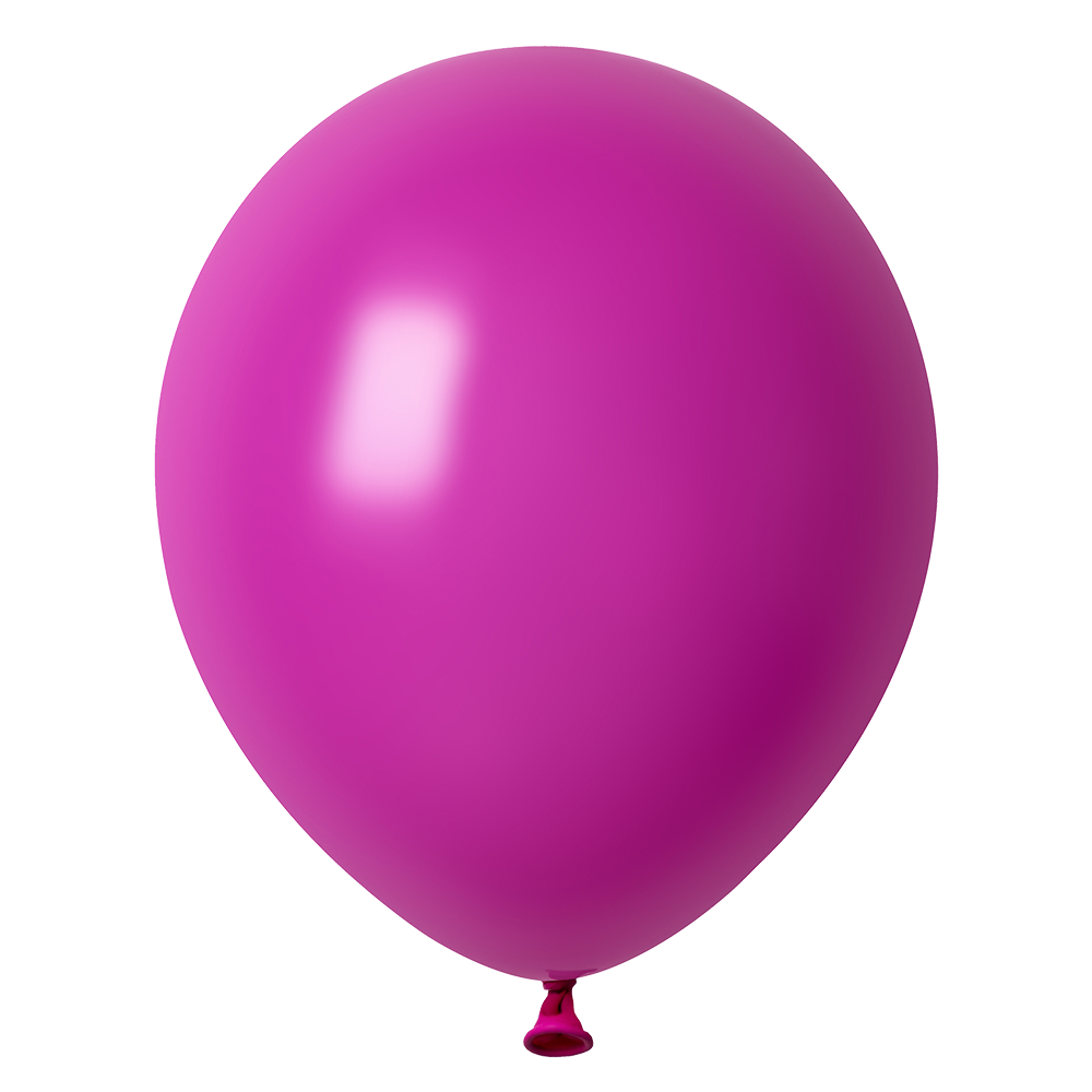 50 ballons fantaisie magenta de 30 cm