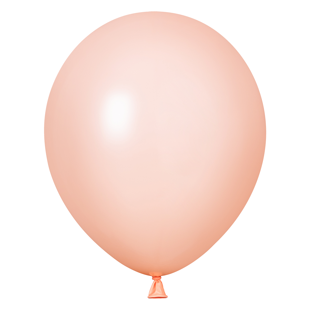 50 ballons fantaisie couleur pêche de 30 cm