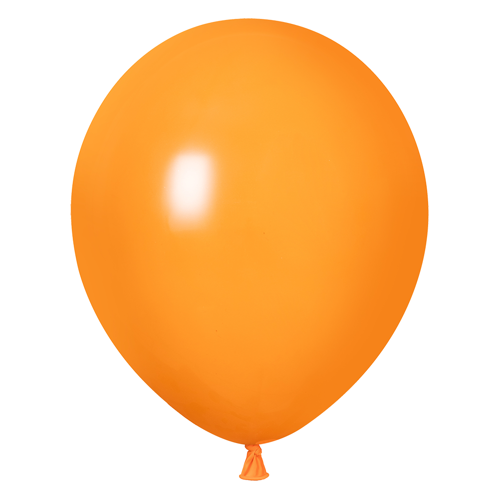 50 palloncini arancioni alla moda da 30 cm