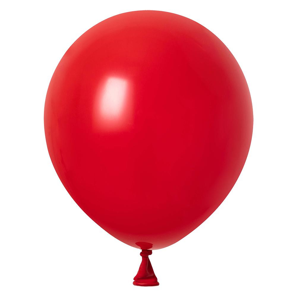 50 ballons rouges en cristal de 30 cm