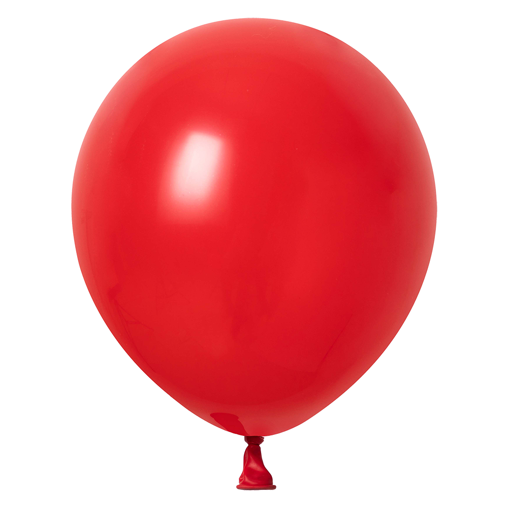 50 ballons rouges tendance de 30 cm