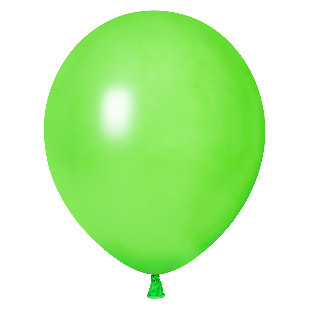 50 ballons vert citron tendance de 30 cm