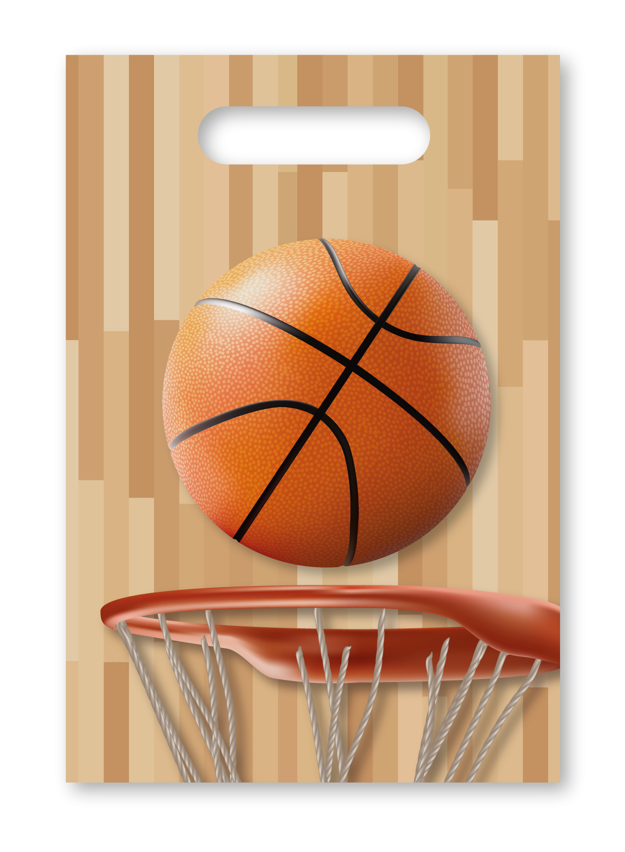 8 BORSE 23 x 16 SPORT FANATIC BASKET