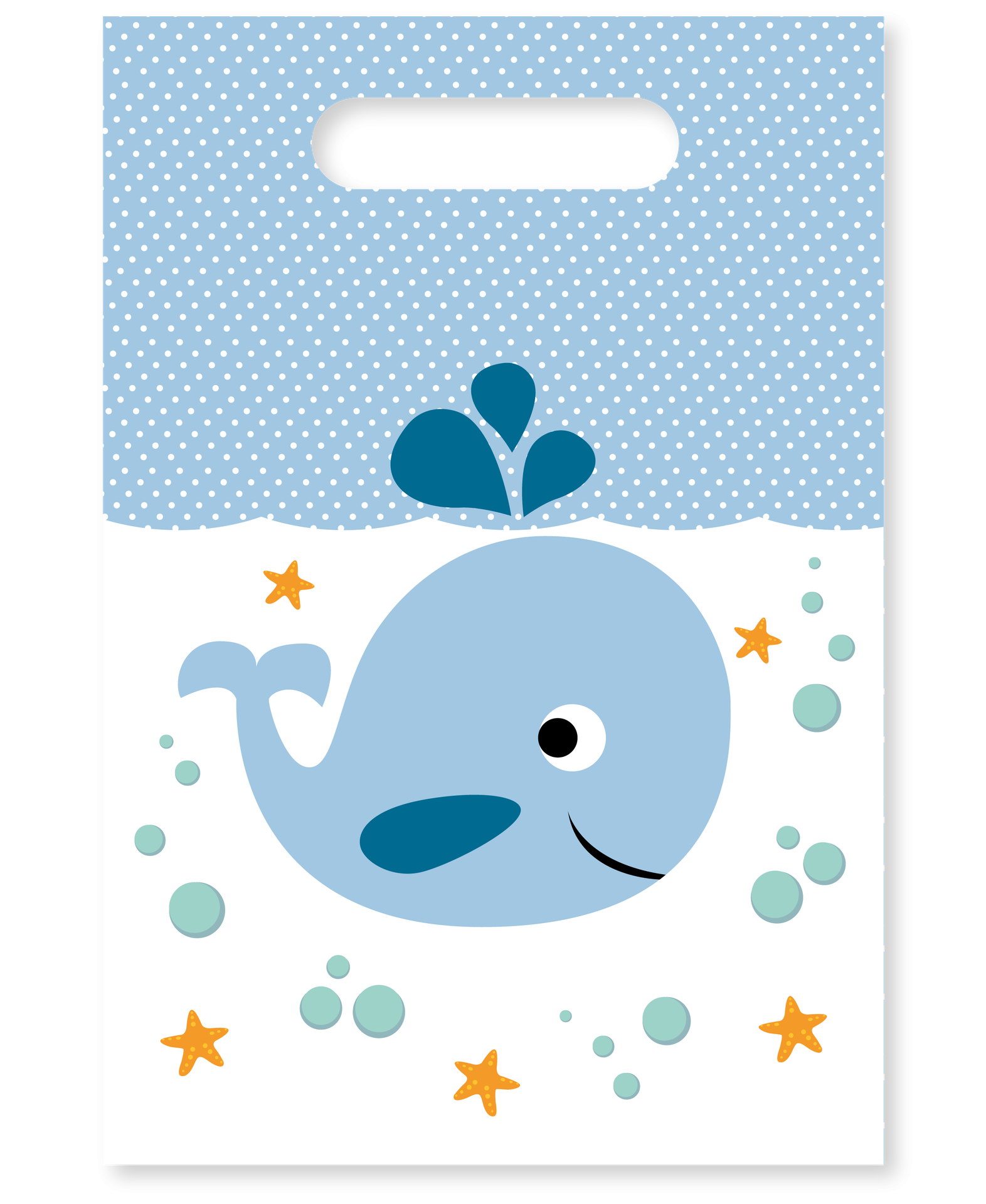 6 petits sacs baleine