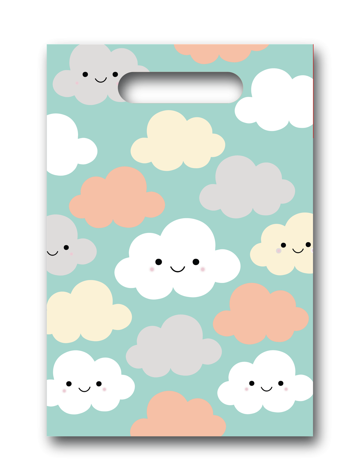 6 SACS RECTANGULAIRES NUAGES DE SOLEIL