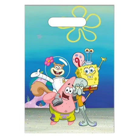 6 Bolsas Bob Esponja