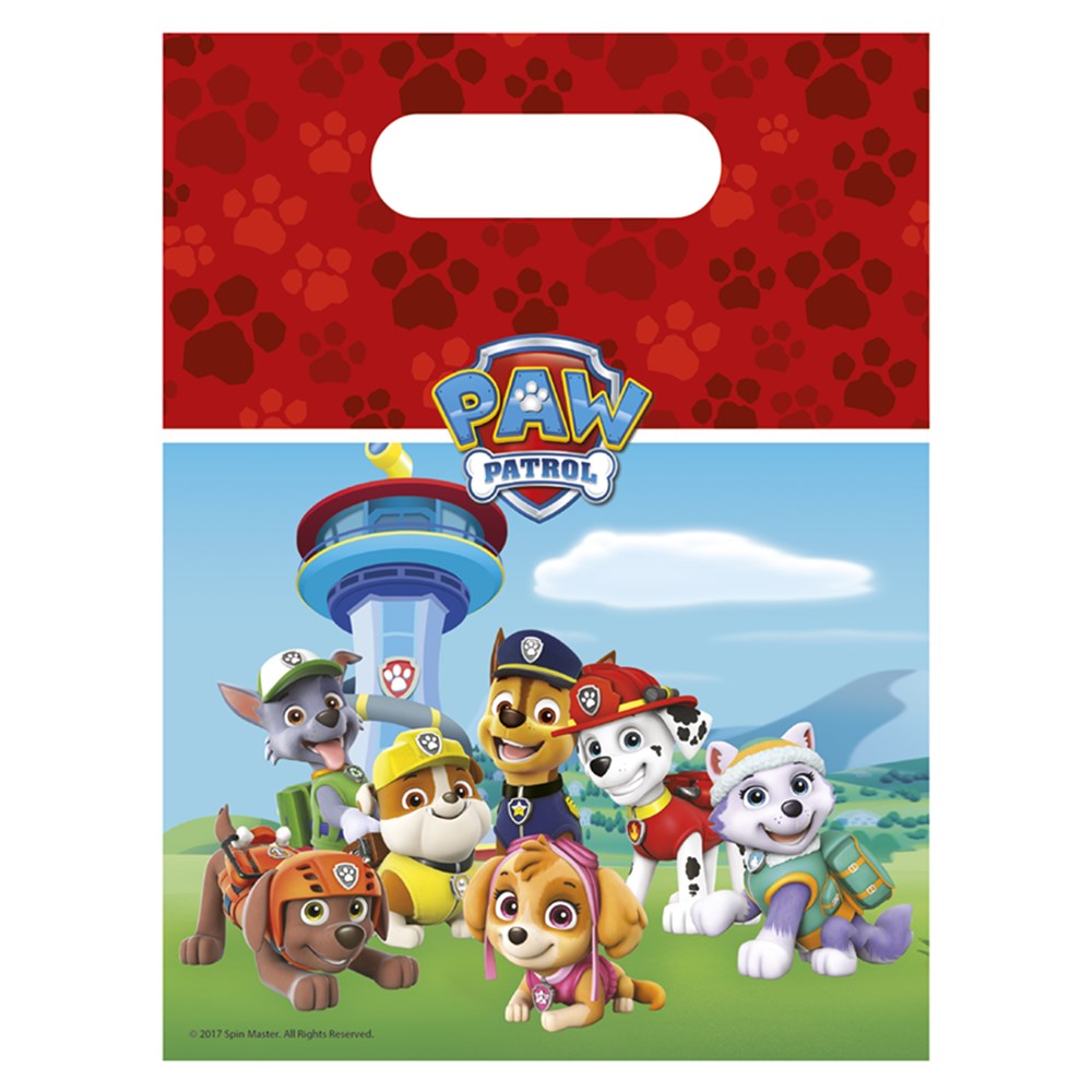 6 sacs rectangulaires Pat' Patrouille