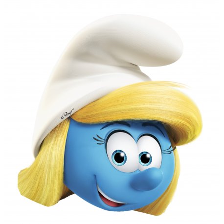 6 masques de Schtroumpfs