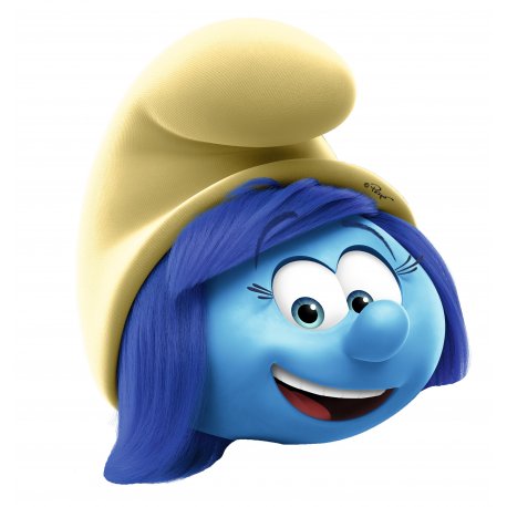 6 masques de Schtroumpfs