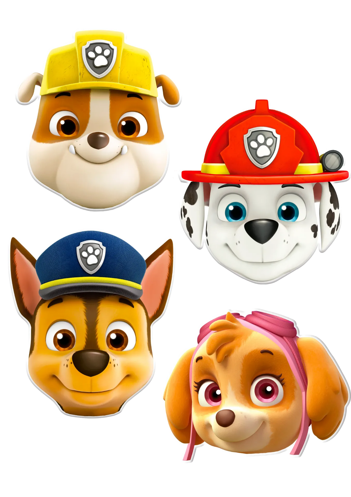 6 Caretas Patrulla Canina