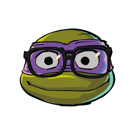 6 masques de Tortues Ninja