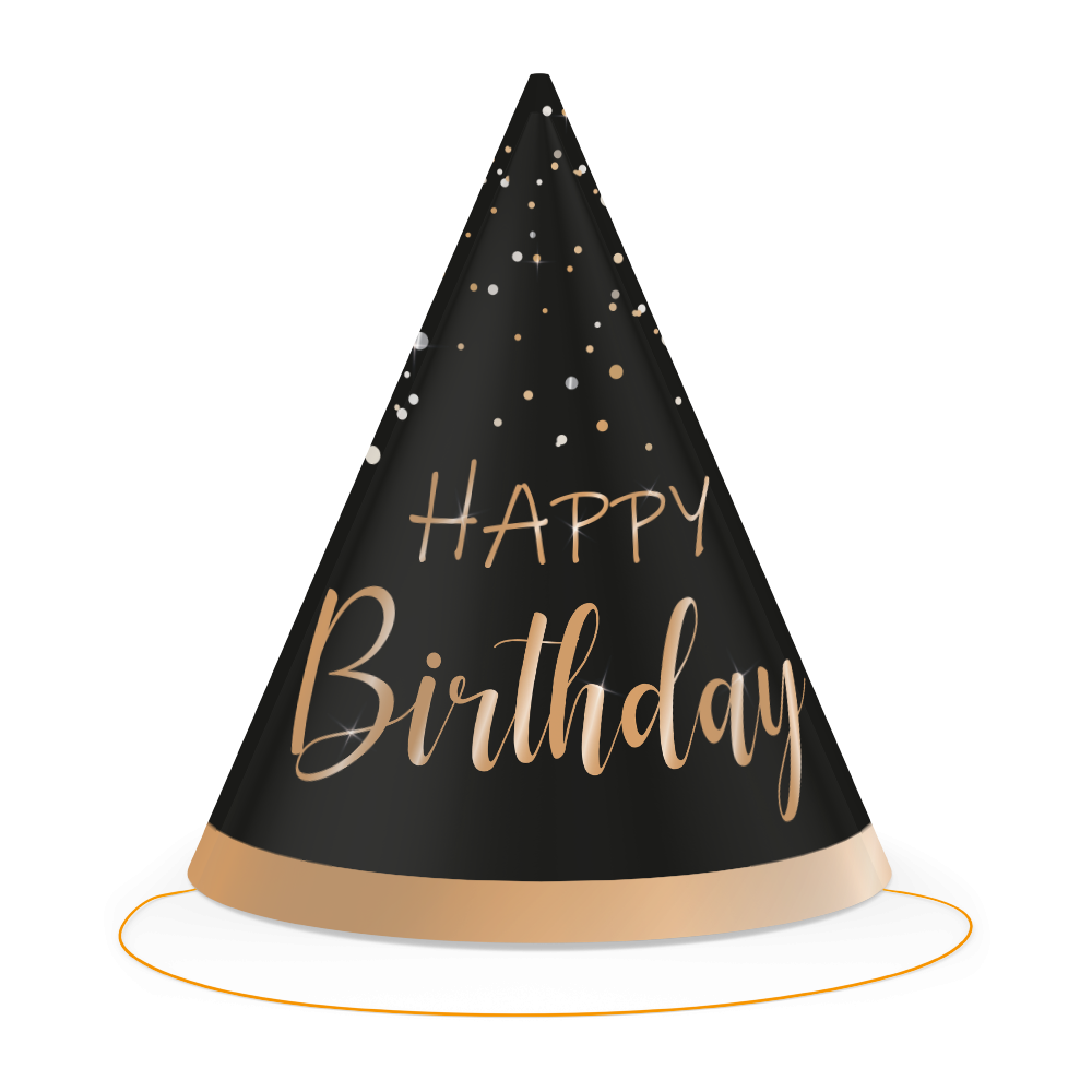 6 CHAPEAUX DORÉS ÉLÉGANTS