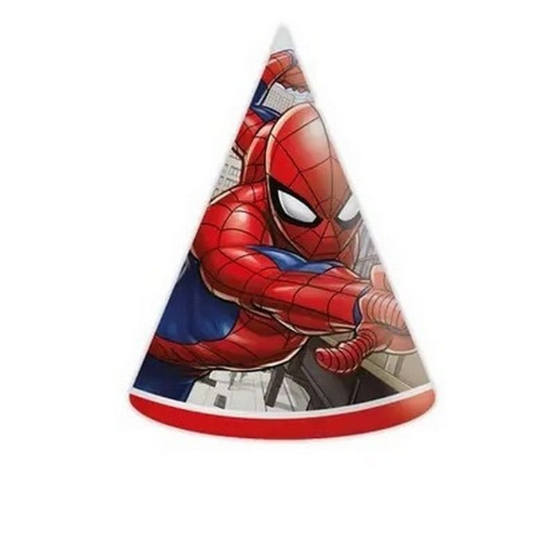 6 CHAPEAUX SPIDERMAN