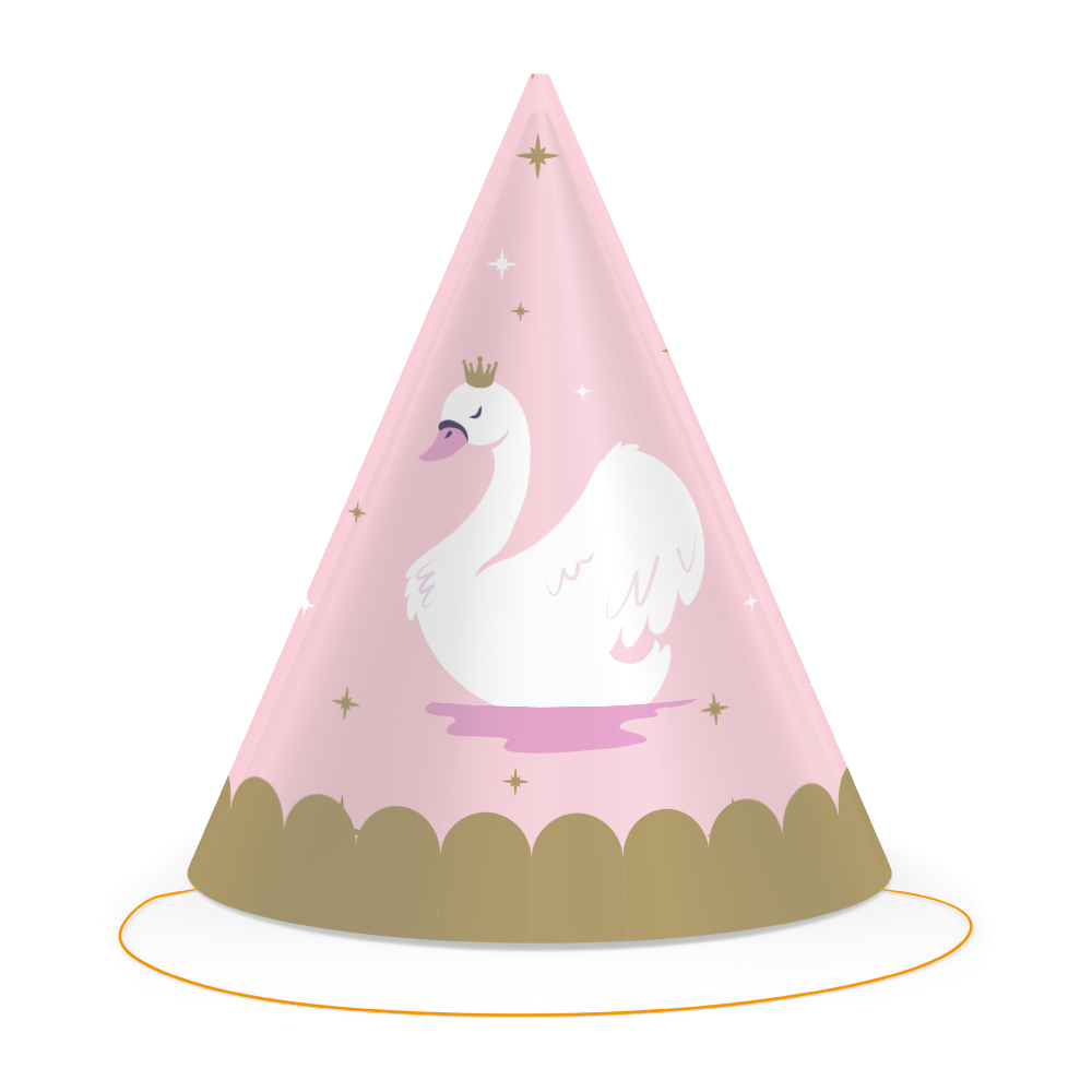 6 CHAPEAUX CYGNES ÉLÉGANTS