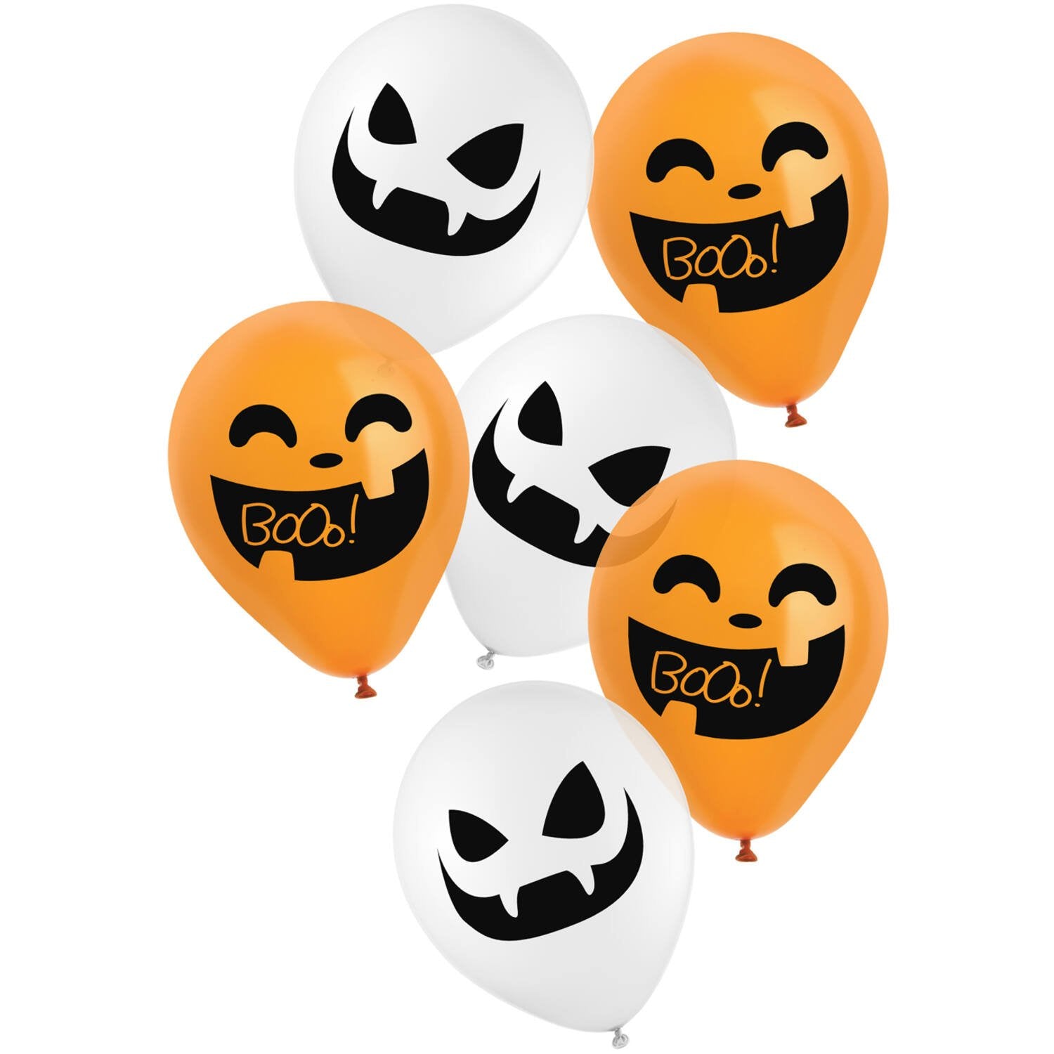 6 ballons d'Halloween, 2 modèles