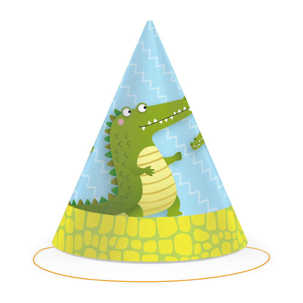 6 chapeaux ALLIGATOR PARTY