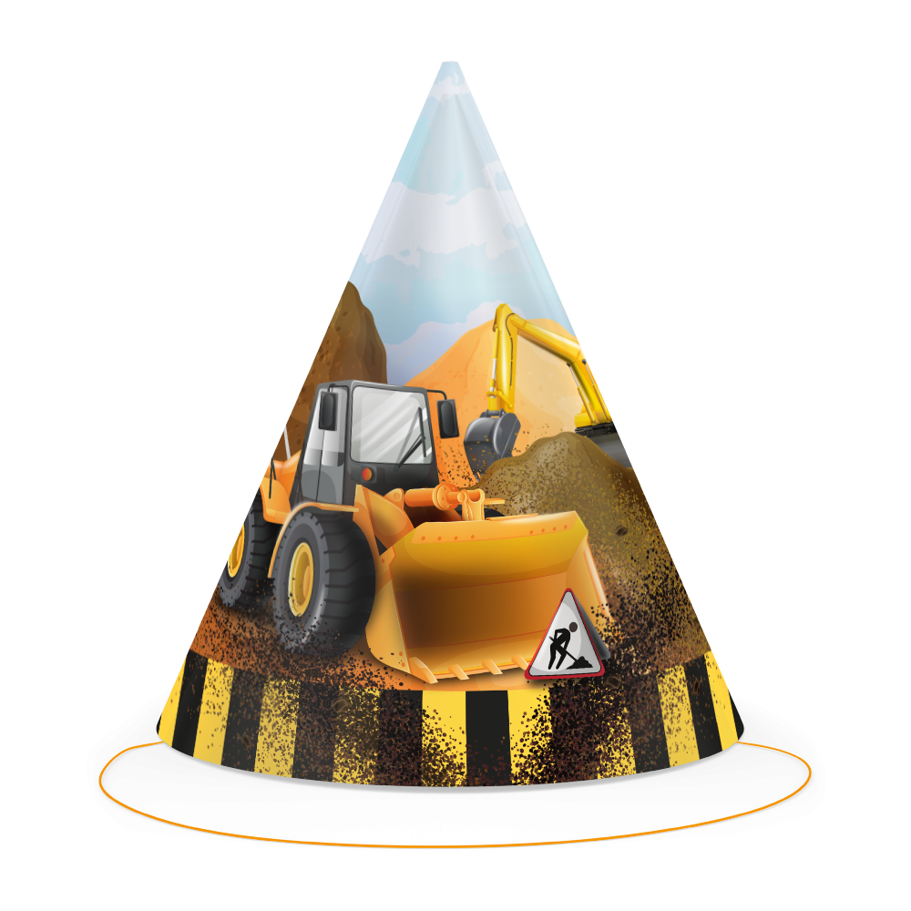 6 chapeaux de chantier BIG DIG