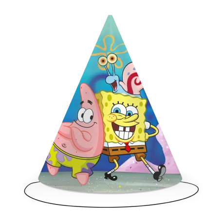 6 Gorros Bob Esponja