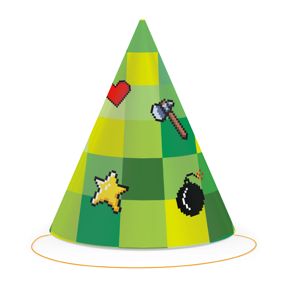 6 chapeaux de fête TNT