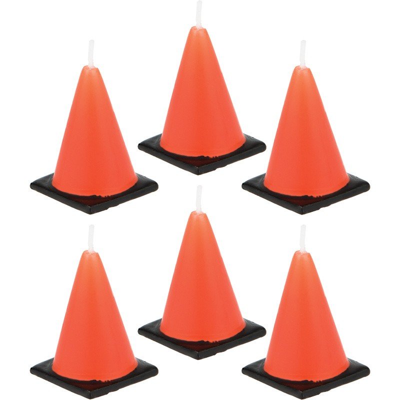 6 BOUGIES DE CHANTIER BIG DIG