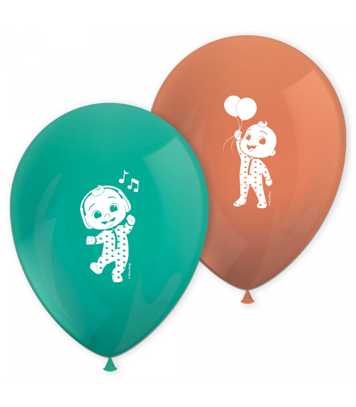 8 BALLONS EN LATEX COCOMELON
