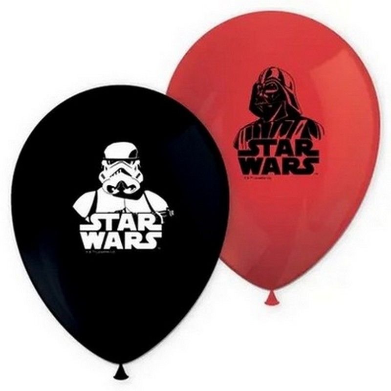 8 ballons en latex Star Wars