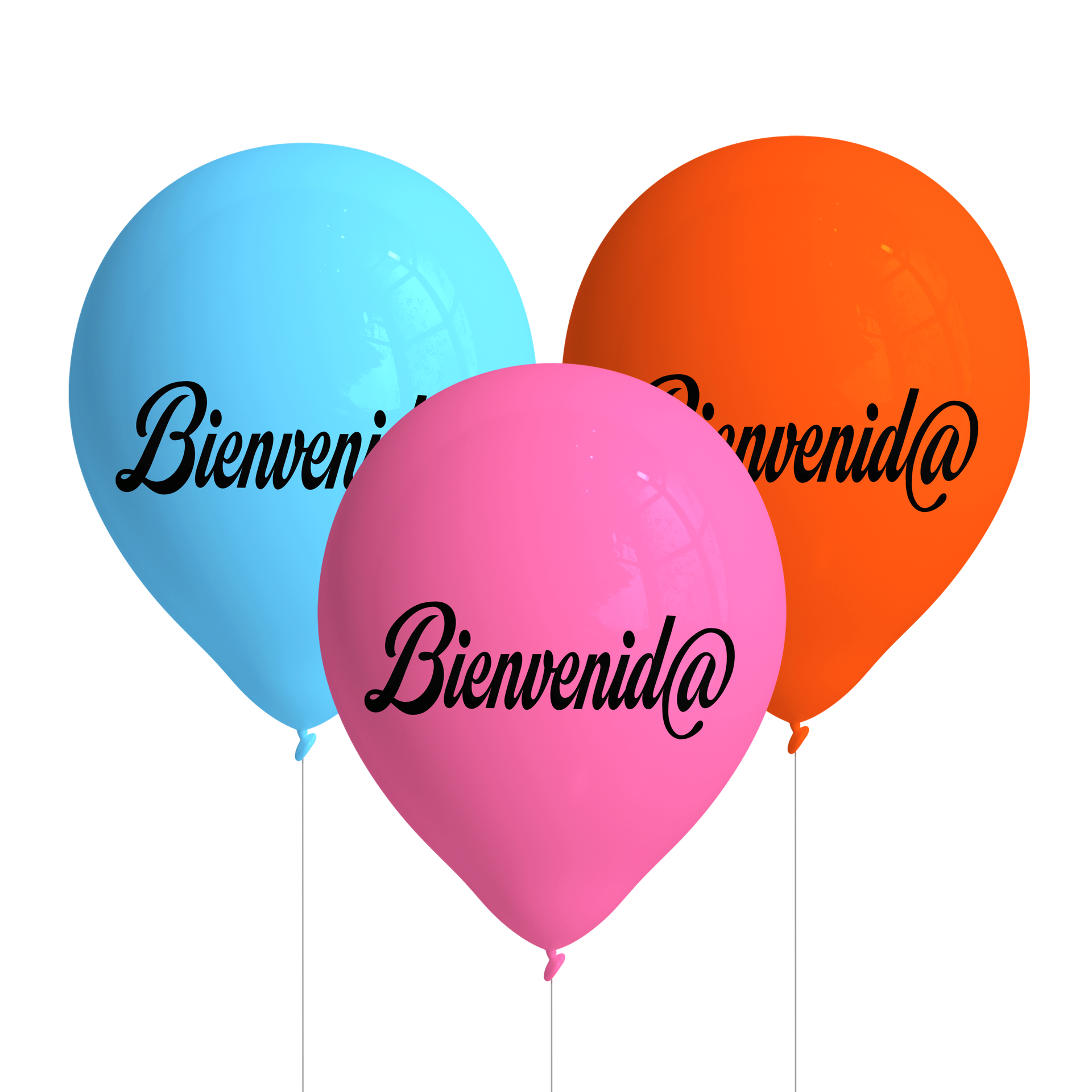 8 ballons de bienvenue de 27 cm