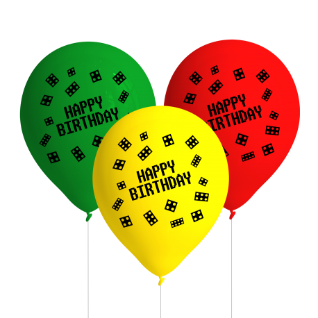 8 ballons de fête de quartier