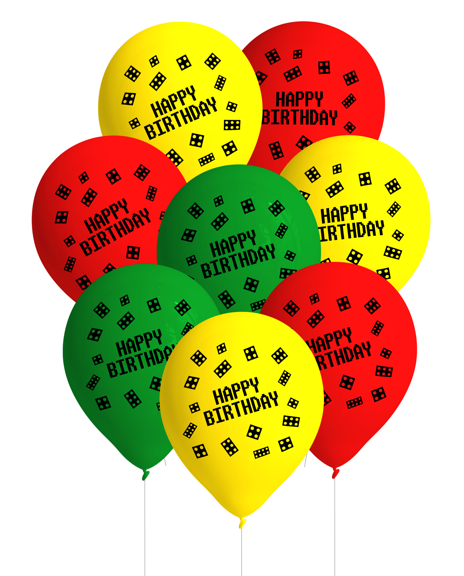 8 ballons de fête de quartier