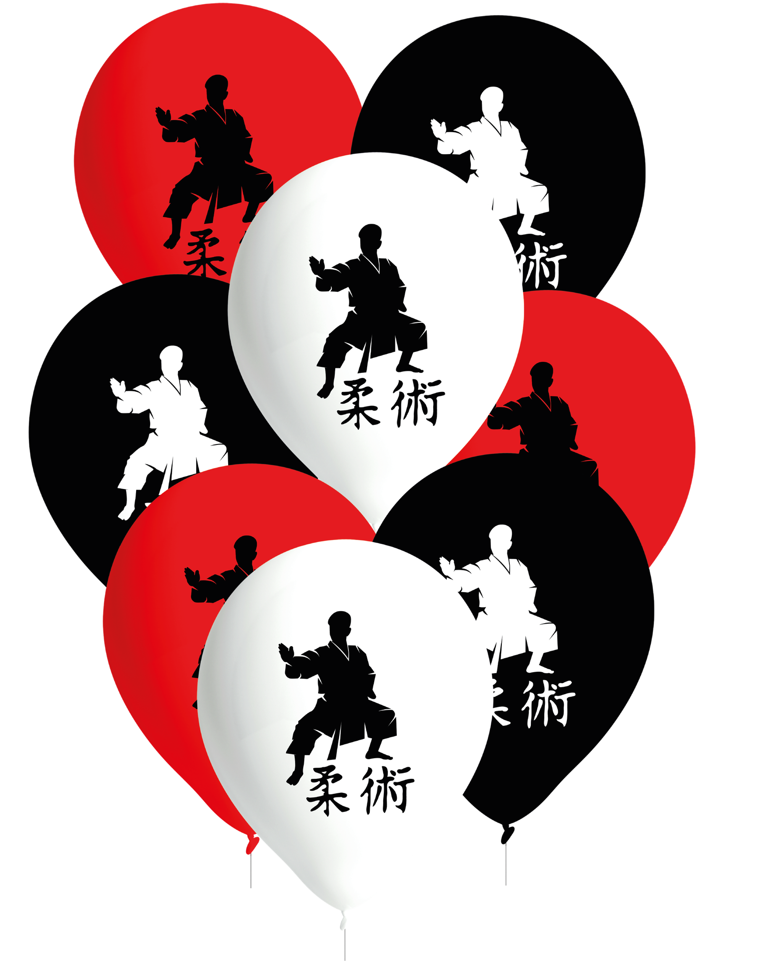 8 palloncini di karate