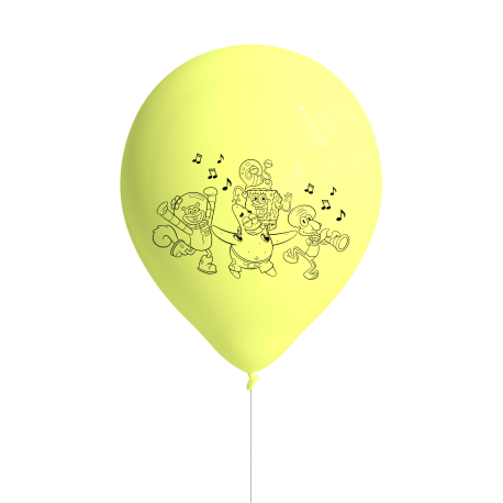 8 palloncini in lattice di SpongeBob