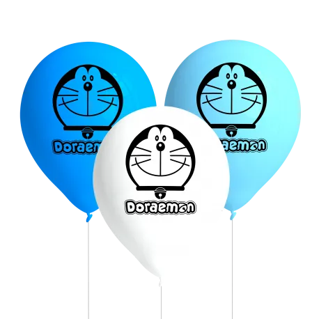 8 ballons en latex Doraemon