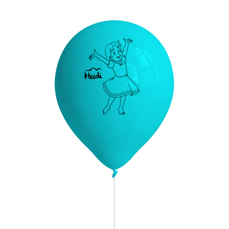 8 ballons en latex Heidi
