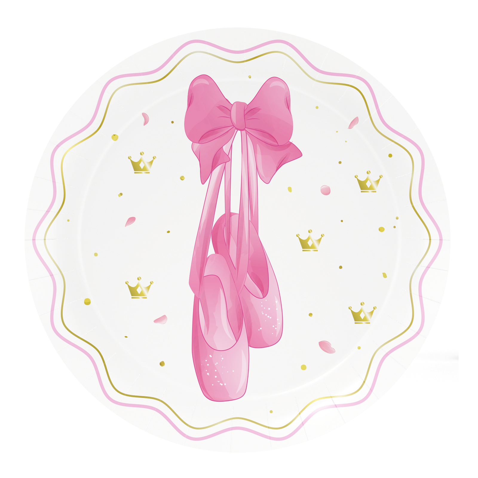 8 assiettes de 18 cm sur le thème du ballet