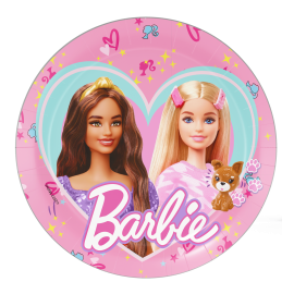 8 ASSIETTES BARBIE 18 CM