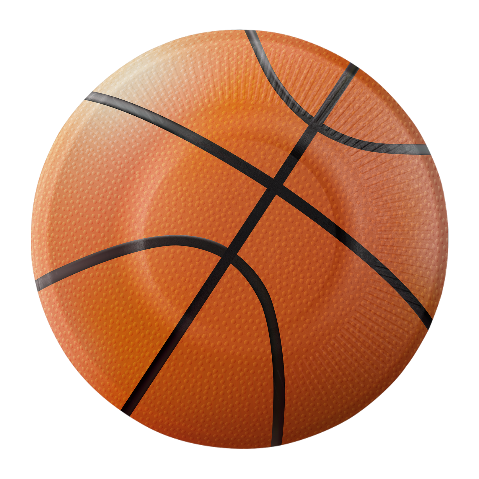 8 PLAQUES 18 CM SPORTS FANATIC BASKETBALL