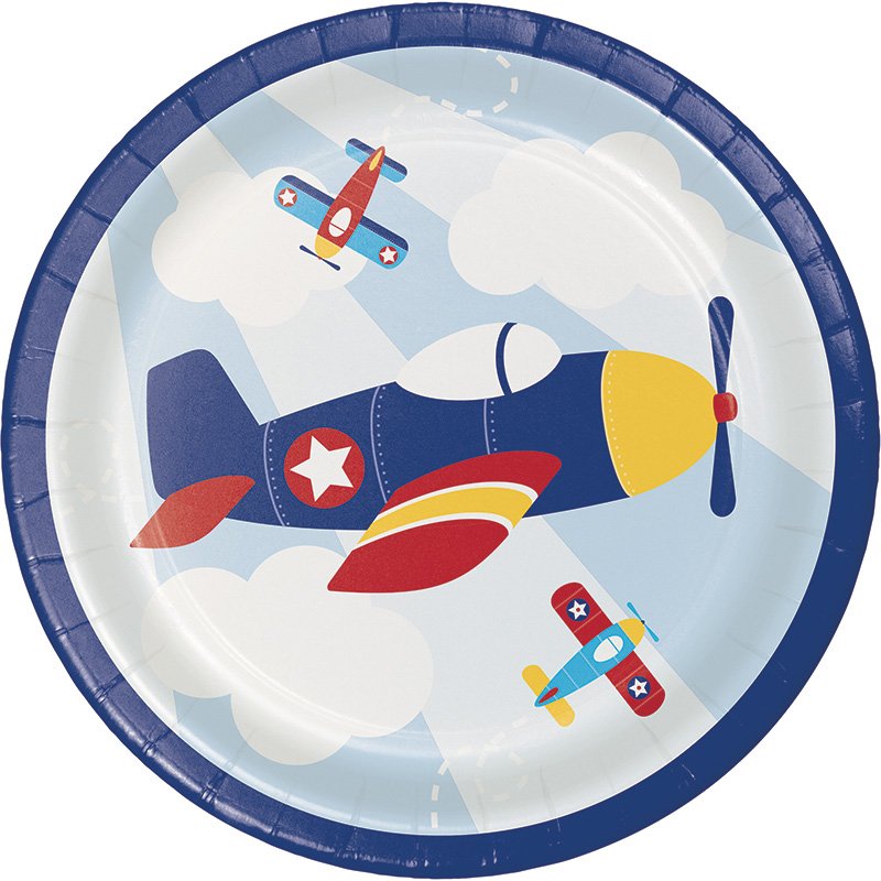 8 PLAQUES 18 CM LIL' FLYER AVION