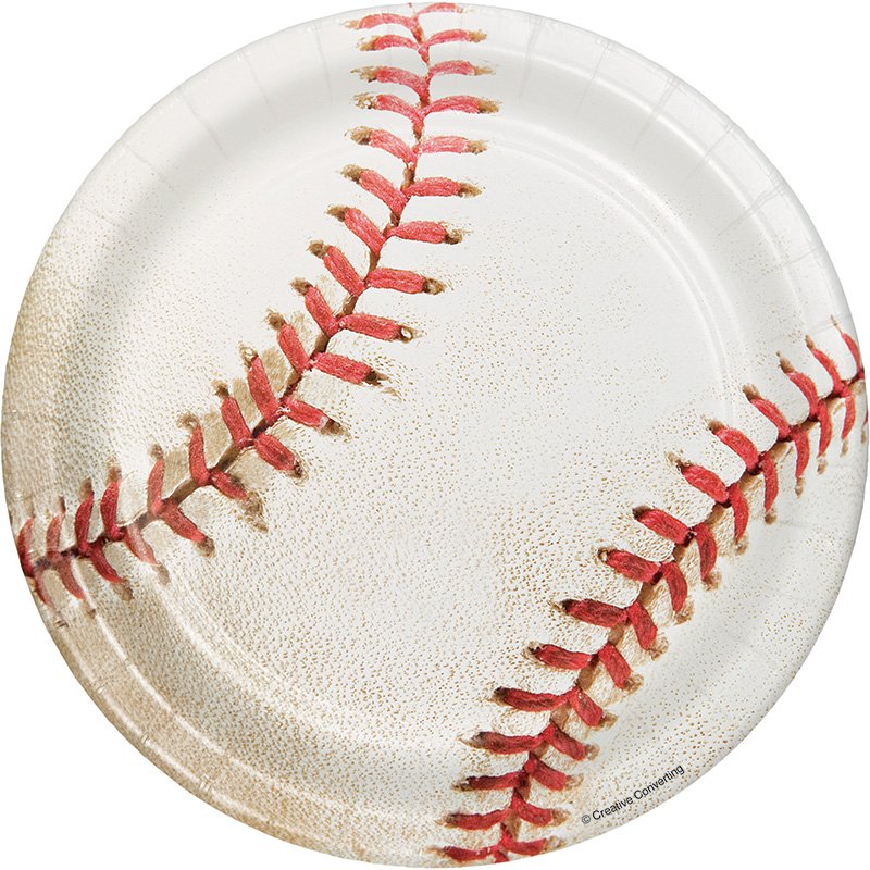 8 PIATTI 18 CM SPORT FANATIC BASEBALL