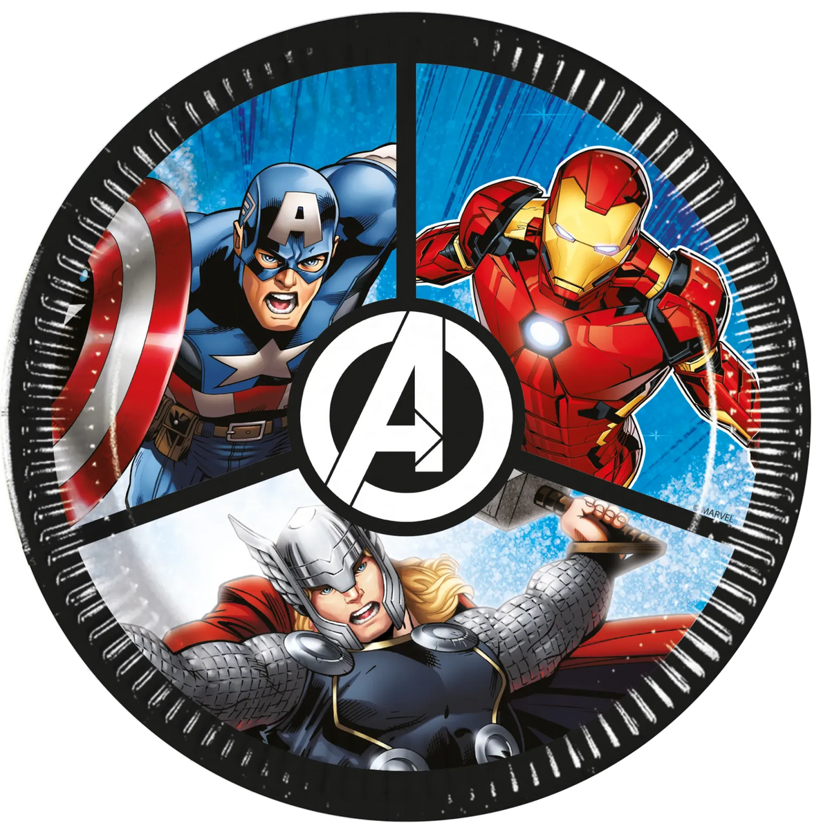 8 PLAQUES 20 CM AVENGERS NOUVELLE GÉNÉRATION
